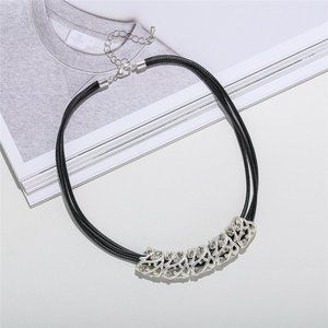 PU Hand Woven Necklace